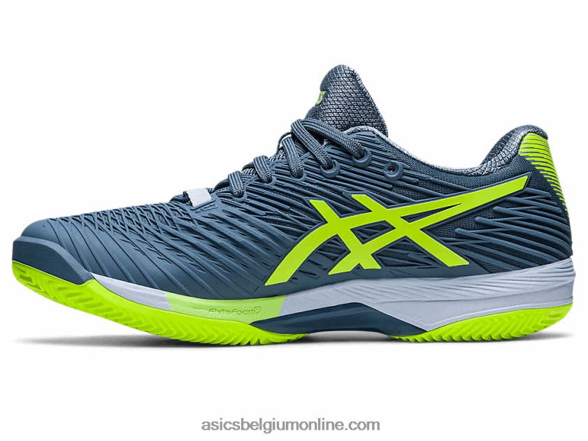 oplossingssnelheid ff 2 klei V6HXR2470 staalblauw/gevarengroen Asics