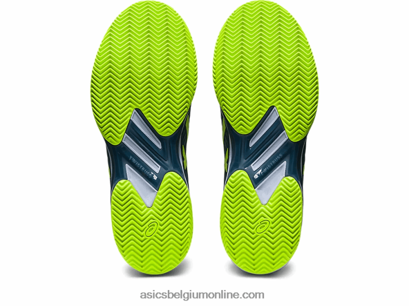 oplossingssnelheid ff 2 klei V6HXR2470 staalblauw/gevarengroen Asics