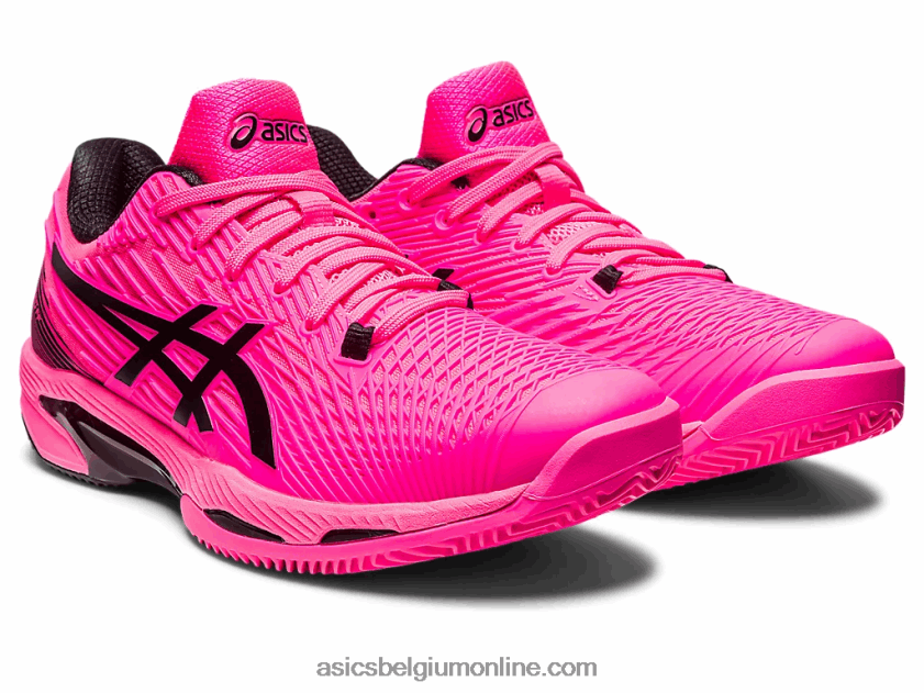 oplossingssnelheid ff 2 klei V6HXR250 felroze/zwart Asics