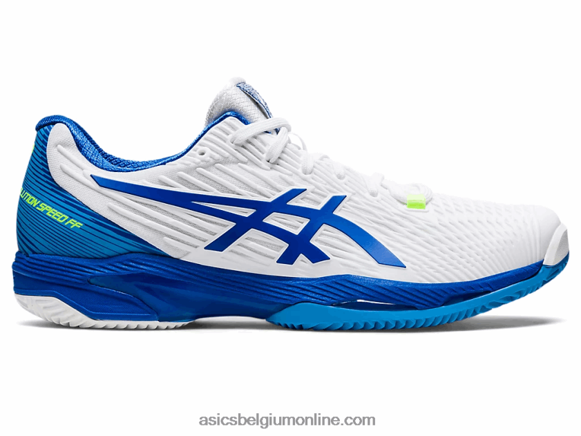 oplossingssnelheid ff 2 klei V6HXR2923 wit/tonijnblauw Asics
