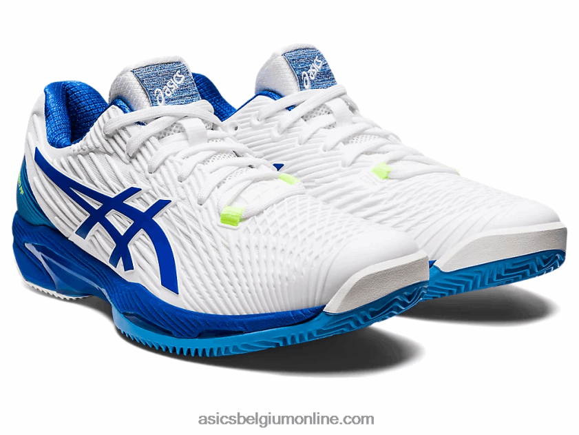 oplossingssnelheid ff 2 klei V6HXR2923 wit/tonijnblauw Asics