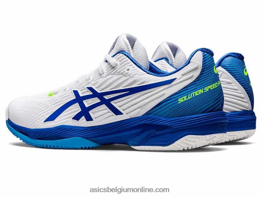 oplossingssnelheid ff 2 klei V6HXR2923 wit/tonijnblauw Asics