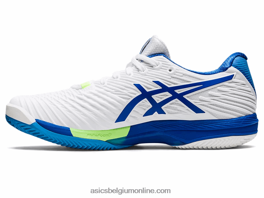 oplossingssnelheid ff 2 klei V6HXR2923 wit/tonijnblauw Asics