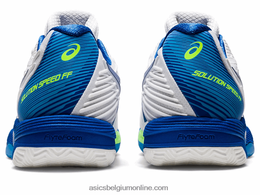 oplossingssnelheid ff 2 klei V6HXR2923 wit/tonijnblauw Asics