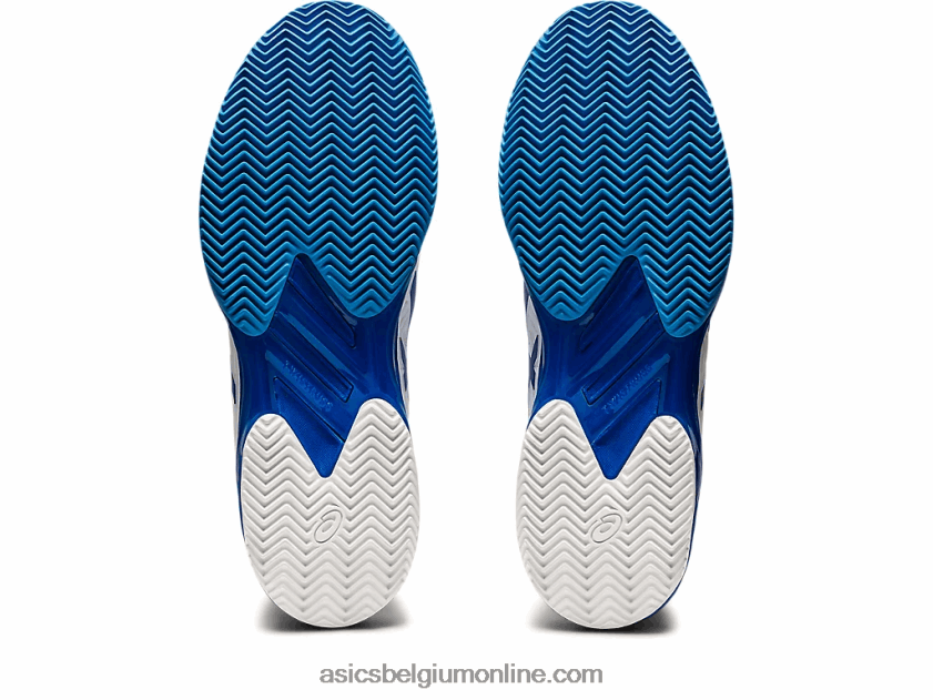 oplossingssnelheid ff 2 klei V6HXR2923 wit/tonijnblauw Asics