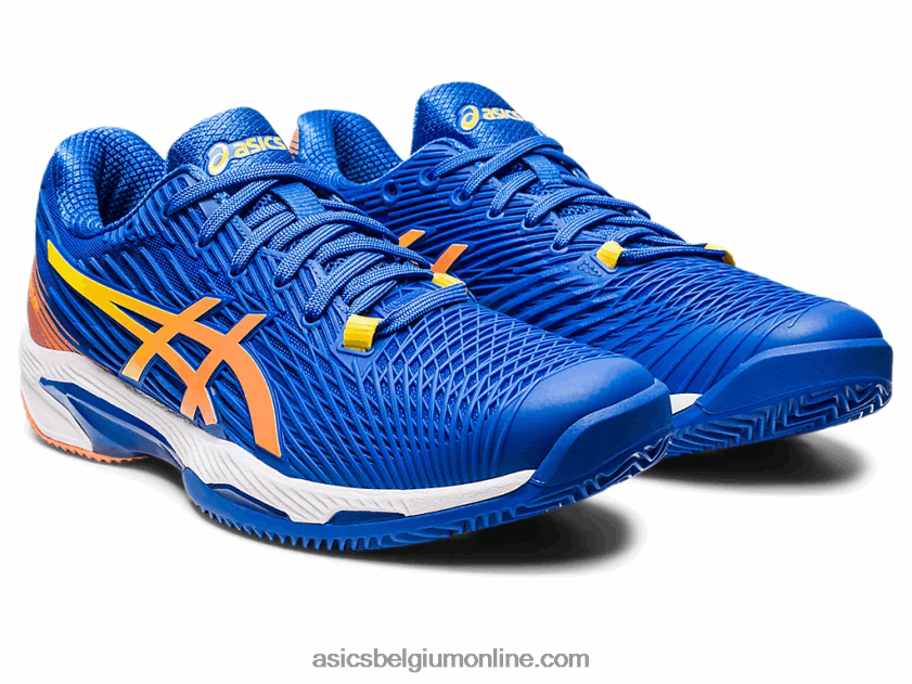 oplossingssnelheid ff 2 klei V6HXR296 tonijnblauw/sunperzik Asics