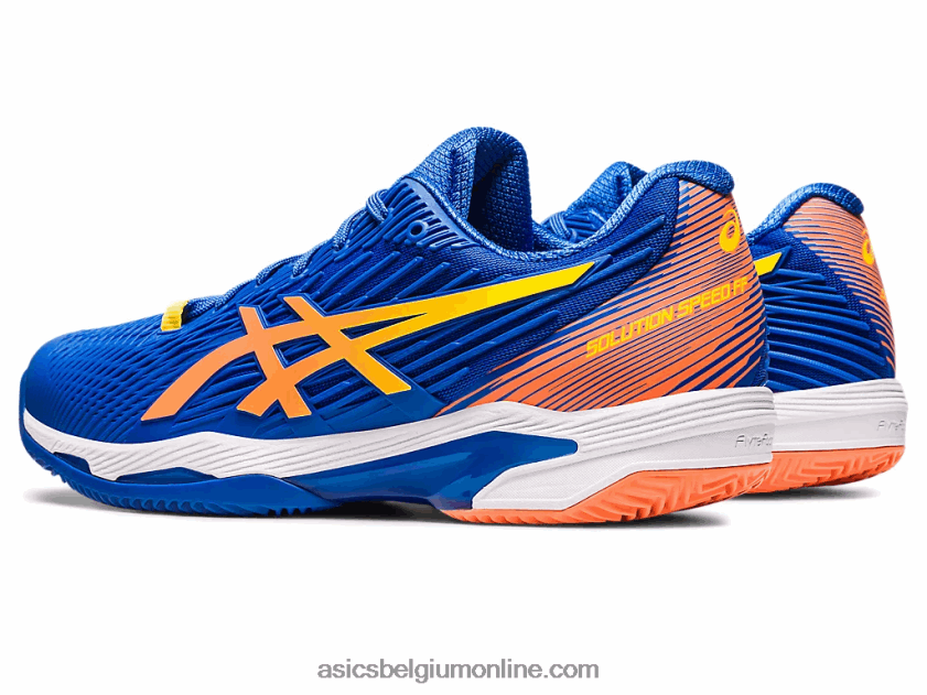 oplossingssnelheid ff 2 klei V6HXR296 tonijnblauw/sunperzik Asics