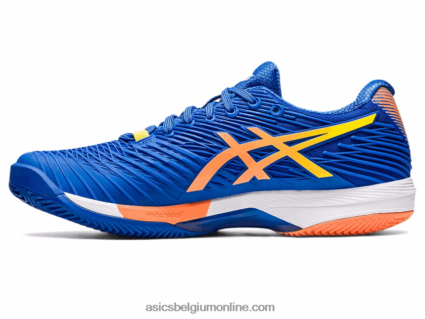 oplossingssnelheid ff 2 klei V6HXR296 tonijnblauw/sunperzik Asics