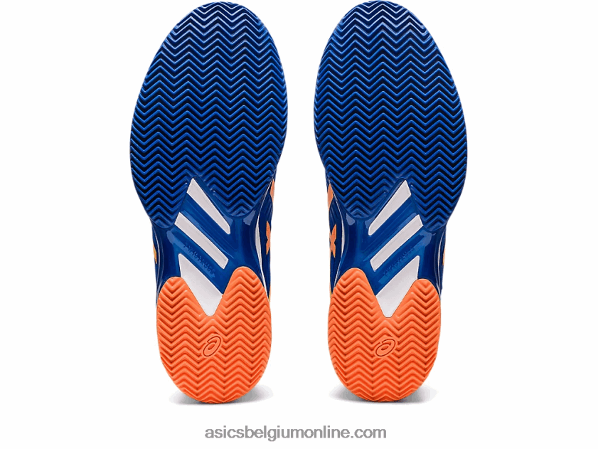 oplossingssnelheid ff 2 klei V6HXR296 tonijnblauw/sunperzik Asics