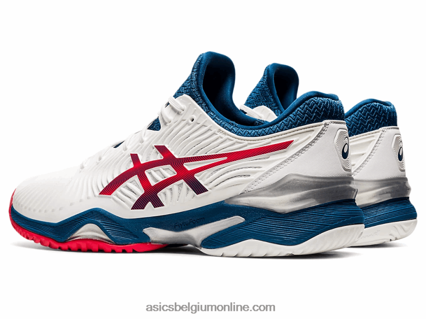 rechtbank ff 2 V6HXR2880 wit/makoblauw Asics