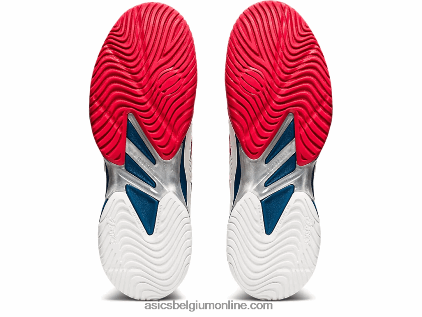 rechtbank ff 2 V6HXR2880 wit/makoblauw Asics
