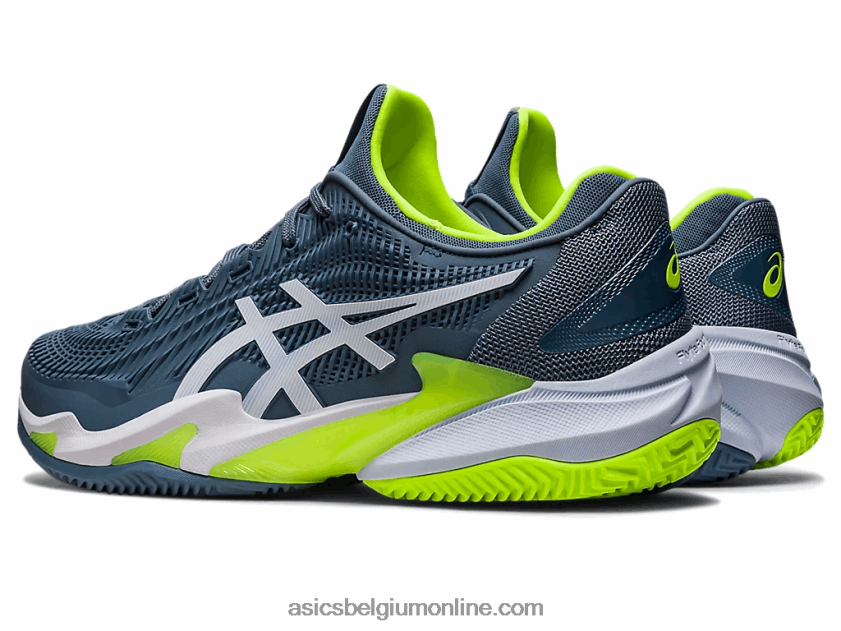 rechtbank ff 3 gravel V6HXR2352 staalblauw/wit Asics