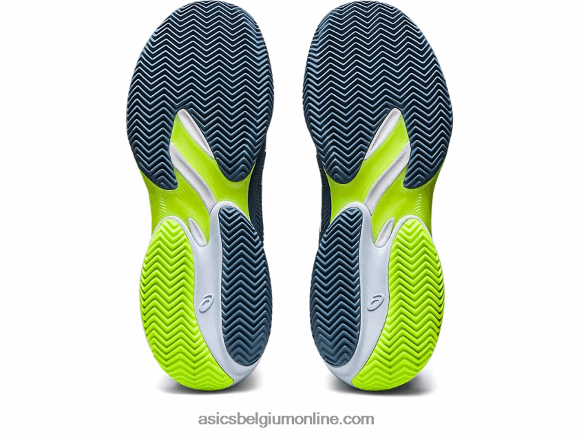 rechtbank ff 3 gravel V6HXR2352 staalblauw/wit Asics
