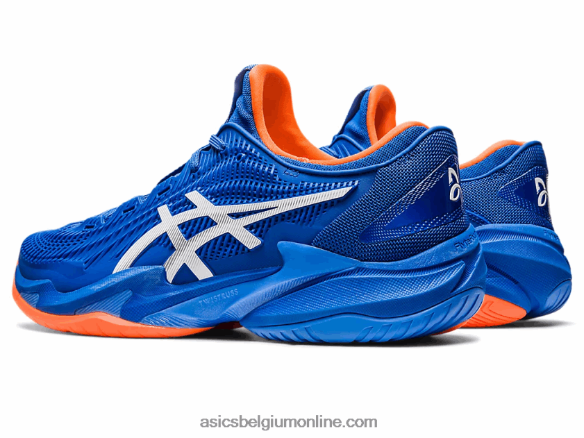 rechtbank ff 3 novak V6HXR2168 tonijn blauw/wit Asics