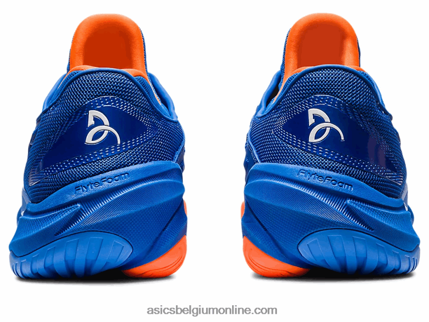 rechtbank ff 3 novak V6HXR2168 tonijn blauw/wit Asics