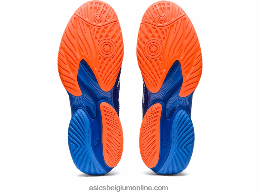 rechtbank ff 3 novak V6HXR2168 tonijn blauw/wit Asics