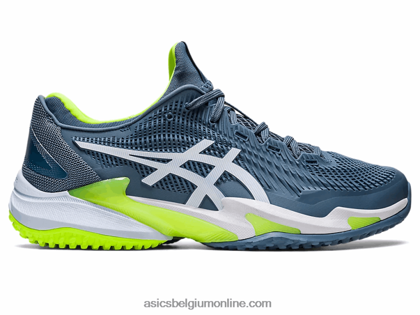 rechtbank ff 3 oc V6HXR2546 staalblauw/wit Asics