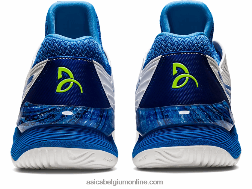 rechtbank ff novak V6HXR2720 wit/tonijnblauw Asics