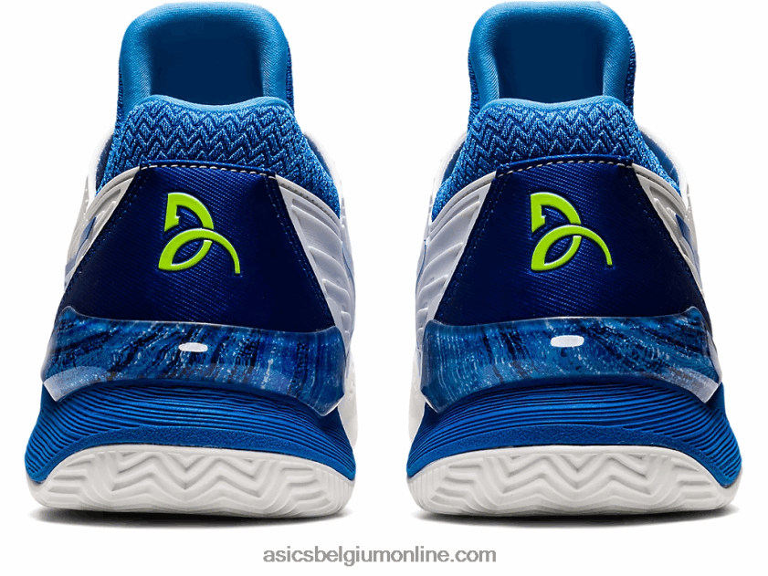 rechtbank ff novak klei V6HXR21003 wit/tonijnblauw Asics
