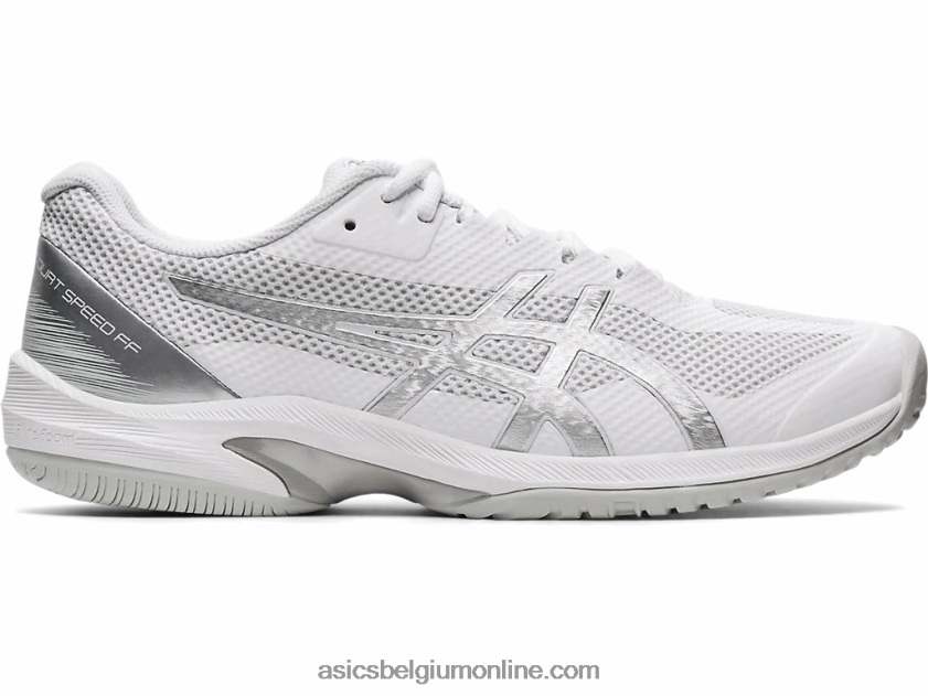 rechtbank snelheid ff V6HXR22009 wit/puur zilver Asics