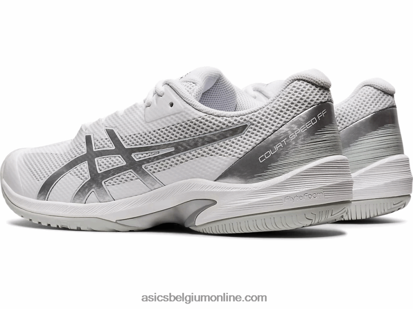 rechtbank snelheid ff V6HXR22009 wit/puur zilver Asics