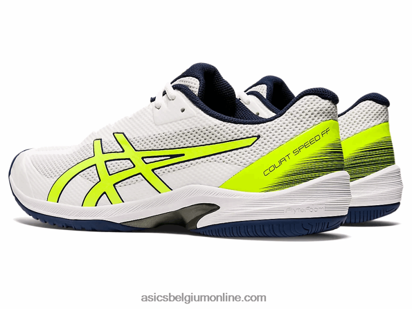 rechtbank snelheid ff V6HXR22054 wit/veiligheidsgeel Asics