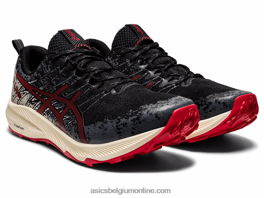 fuji lite 2 V6HXR21661 zwart/elektrisch rood Asics