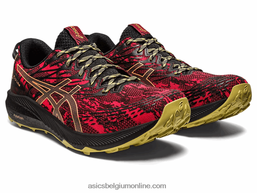 fuji lite 3 V6HXR2620 elektrisch rood/zwart Asics
