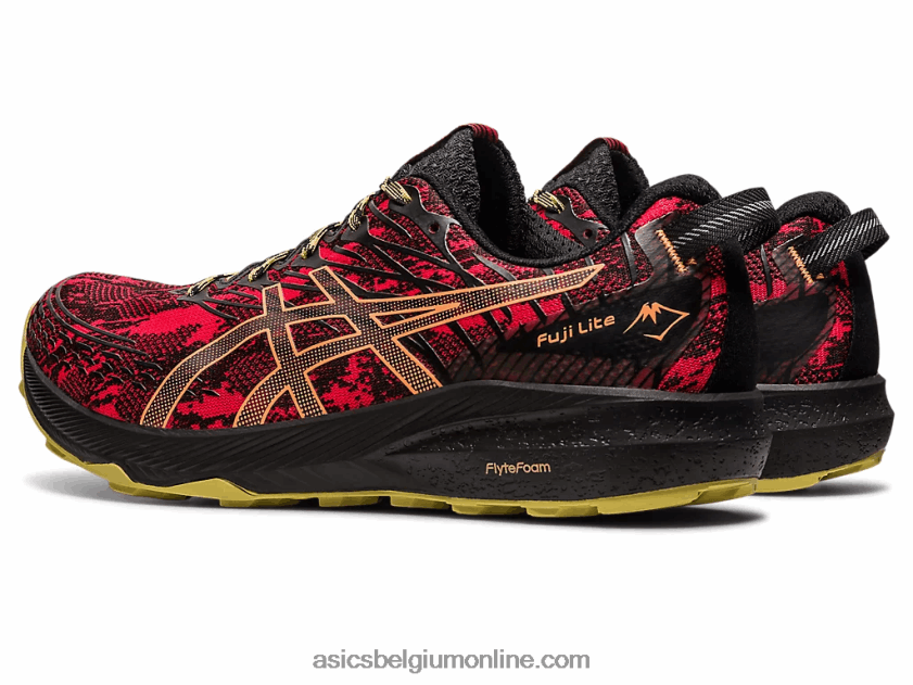fuji lite 3 V6HXR2620 elektrisch rood/zwart Asics