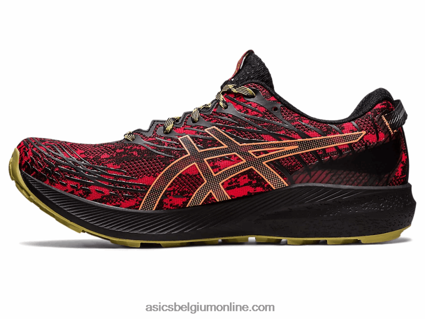 fuji lite 3 V6HXR2620 elektrisch rood/zwart Asics