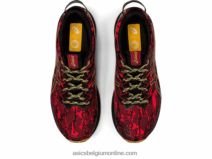 fuji lite 3 V6HXR2620 elektrisch rood/zwart Asics