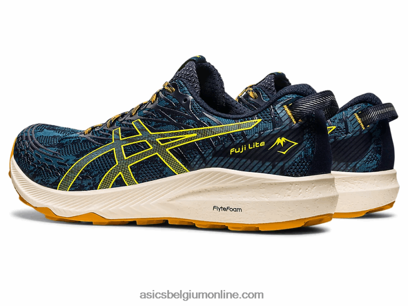 fuji lite 3 V6HXR2624 inkt groenblauw/goudgeel Asics