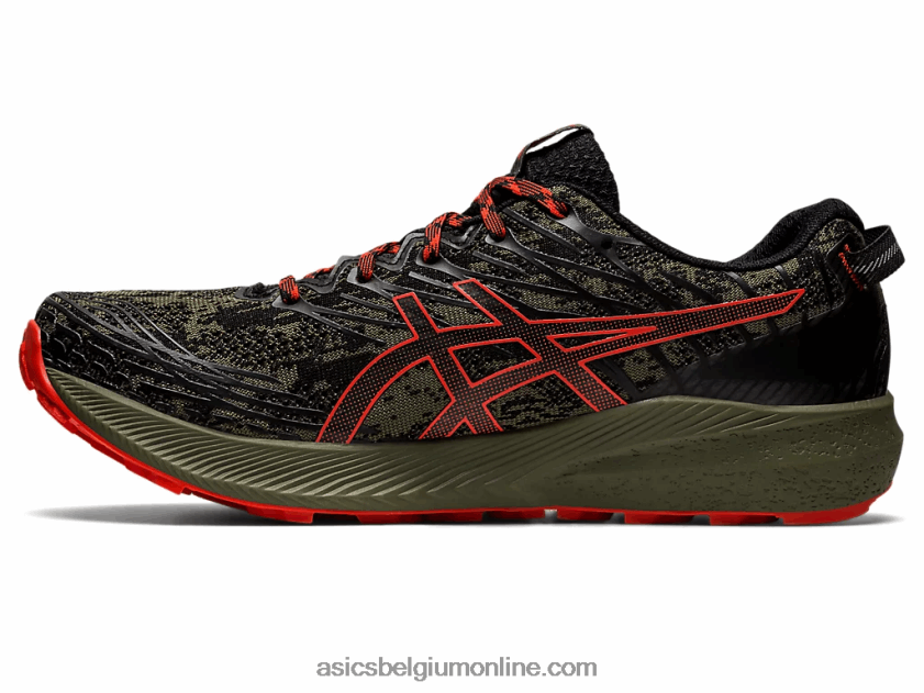 fuji lite 3 V6HXR2735 mantelgroen/cherrytomaat Asics