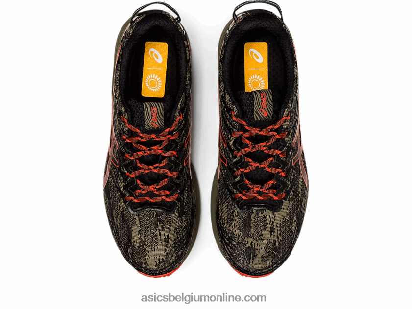 fuji lite 3 V6HXR2735 mantelgroen/cherrytomaat Asics