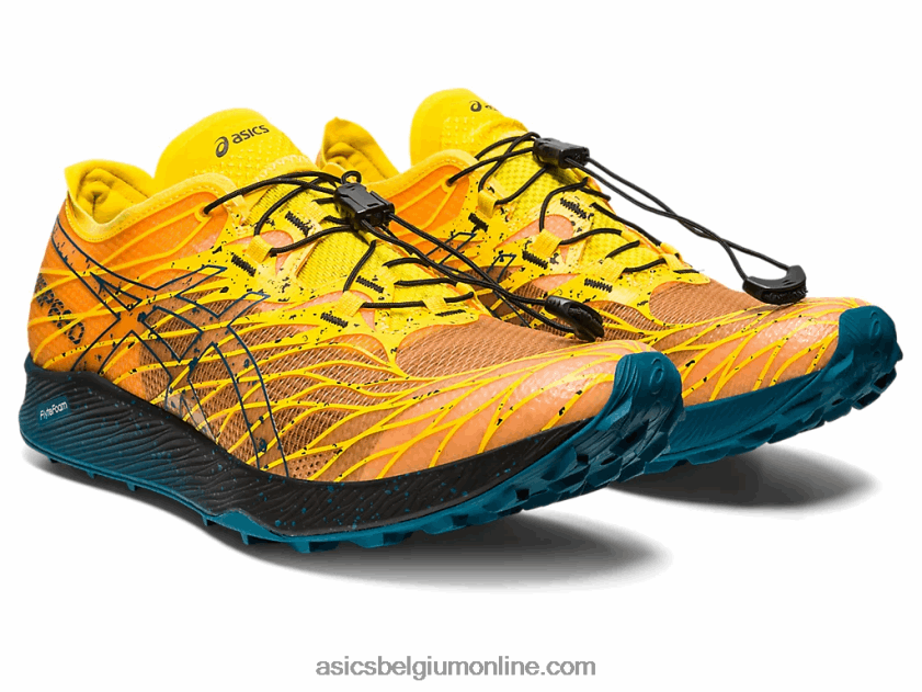 fujisnelheid V6HXR2636 goudgeel/inktgroen Asics
