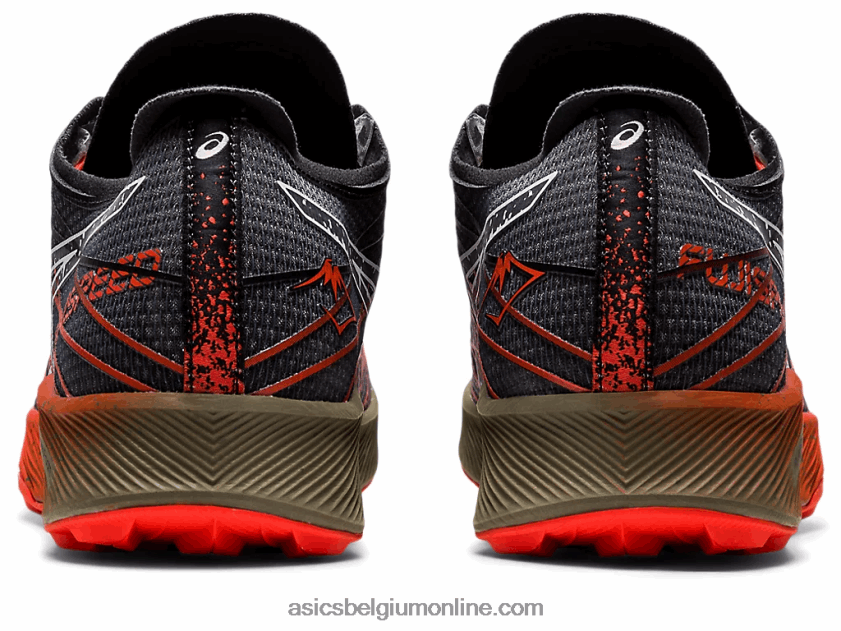 fujisnelheid V6HXR2976 zwarte/cherrytomaat Asics