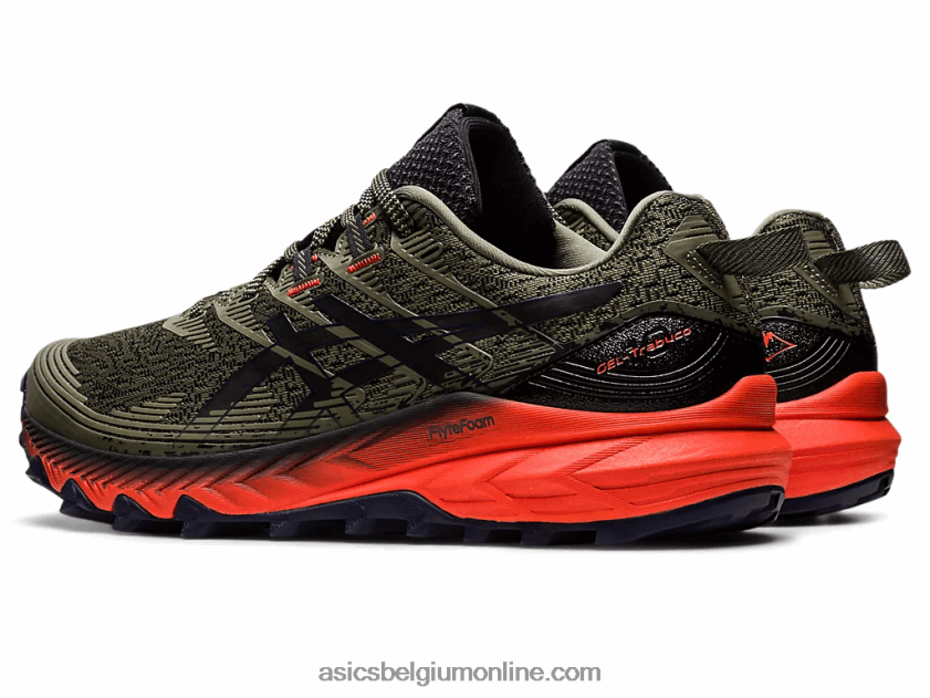 gel-trabuco 10 V6HXR2599 mantel groen/middernacht Asics