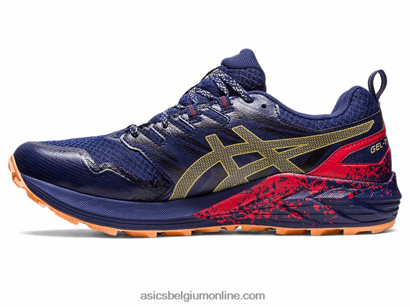 gel-trabuco terra V6HXR2637 indigoblauw/olijfolie Asics