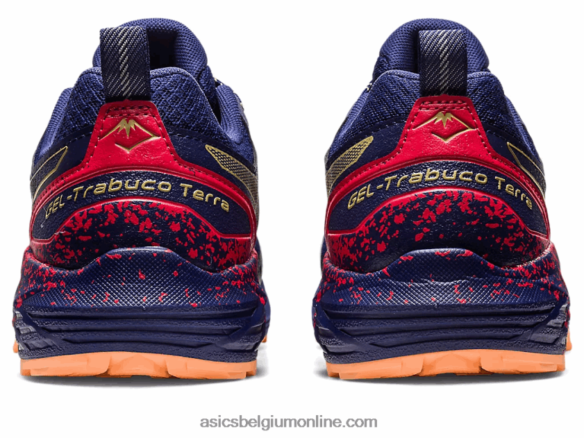 gel-trabuco terra V6HXR2637 indigoblauw/olijfolie Asics
