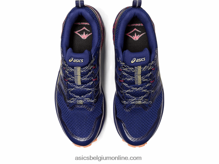 gel-trabuco terra V6HXR2637 indigoblauw/olijfolie Asics