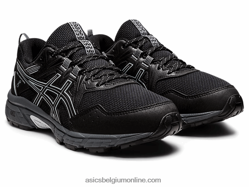 gel-venture 8(d) V6HXR21520 zwart/piemonte grijs Asics