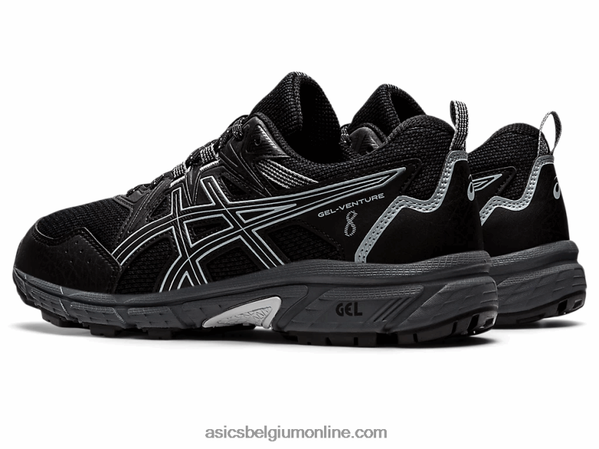 gel-venture 8(d) V6HXR21520 zwart/piemonte grijs Asics