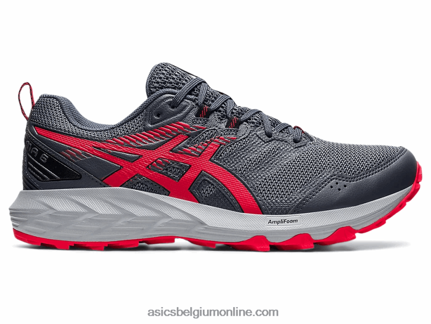 gelsonoom 6 V6HXR21777 bagagedrager grijs/elektrisch rood Asics