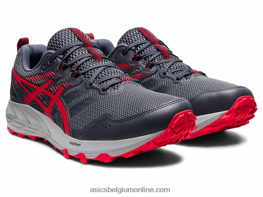 gelsonoom 6 V6HXR21777 bagagedrager grijs/elektrisch rood Asics