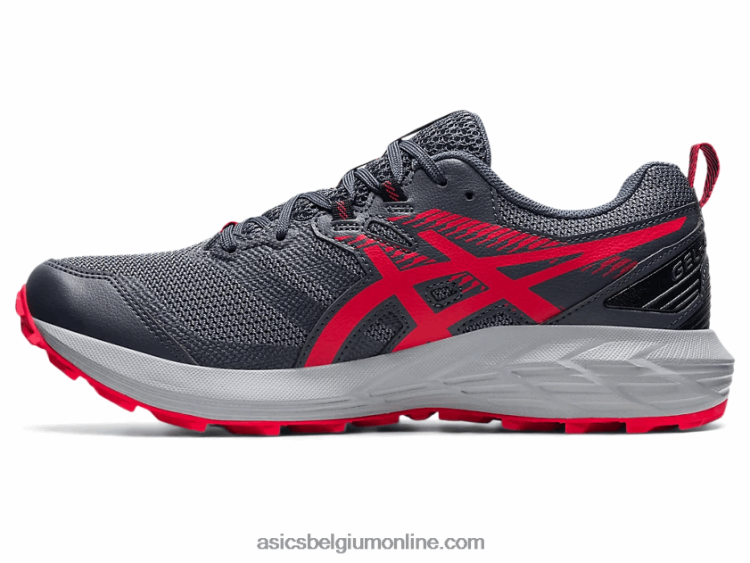 gelsonoom 6 V6HXR21777 bagagedrager grijs/elektrisch rood Asics