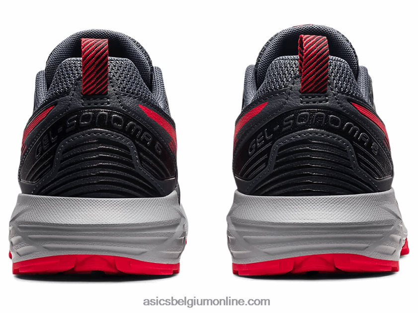 gelsonoom 6 V6HXR21777 bagagedrager grijs/elektrisch rood Asics