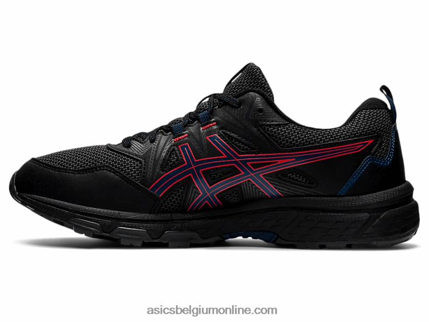 gelventure 8 V6HXR21488 zwart/vurig rood Asics