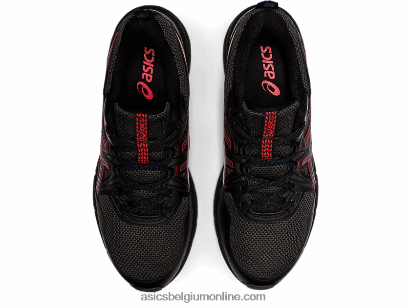 gelventure 8 V6HXR21488 zwart/vurig rood Asics