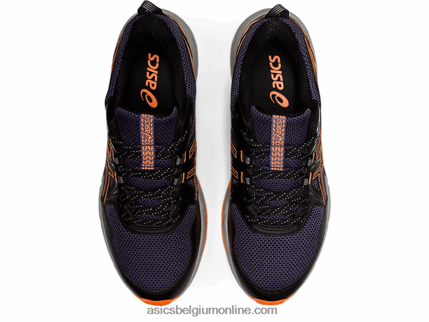 gelventure 8 V6HXR21490 zwart/schokkend oranje Asics