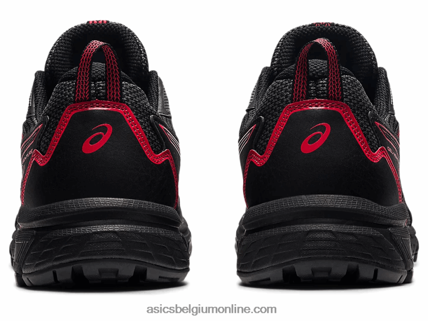 gelventure 8 V6HXR21621 zwart/elektrisch rood Asics